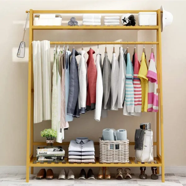Wooden Clothes Rack