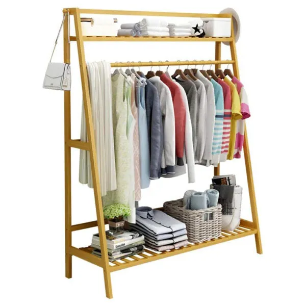Wooden Clothes Rack