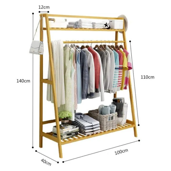 Wooden Clothes Rack